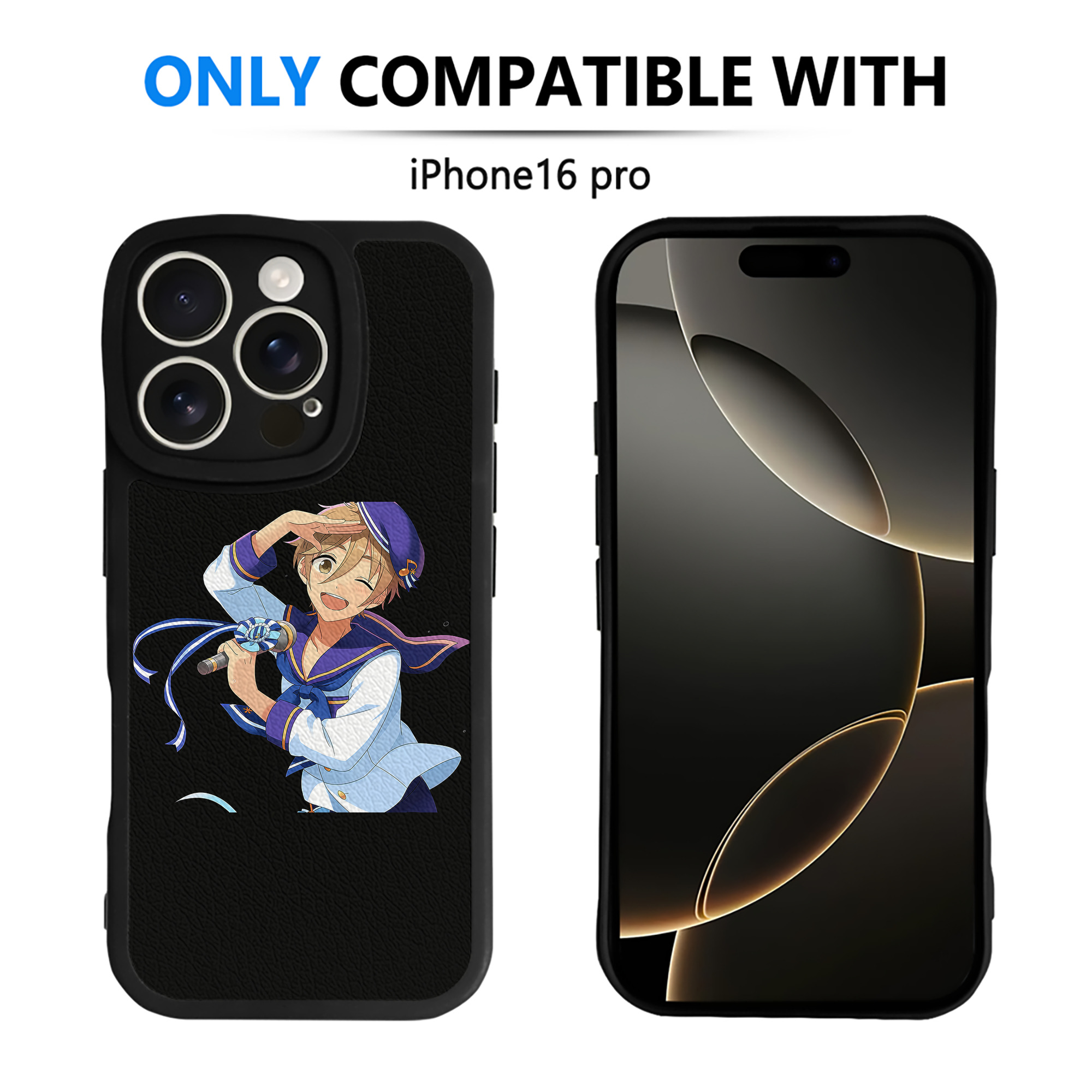 （画像用） あんさんぶるスターズ! Ensemble Stars 【iPhone 16シリーズ対応】シリコンスマホケース（レザー調） 材質：シリコン